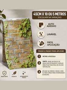Self-Adhesive PVC Wallpaper, Washable, Decorative Wood Pattern, 5m X 10m Roll, For Home Renovation And Decoration, Living Room, Bedroom, Kitchen, Furniture, Patterned Wall Covering. - F219 - 查看 2