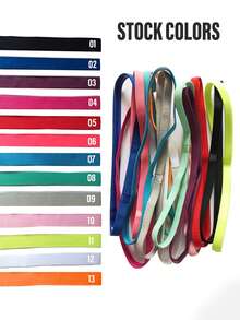 Multi-Color Thin Headbands, Unisex Basketball Headbands, High Elasticity Soft With Silicone Non-Slip Design - Multicolor - View 2
