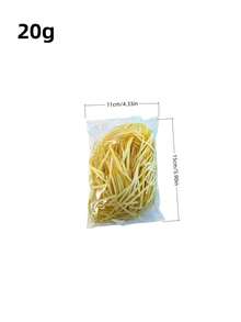 1件 20g 拉菲草緩衝裝飾創意多色碎紙填充物，適用於生日、婚禮、伴娘、節日、復活節、情人節、返校禮盒包裝、派對慶祝、居家與辦公室裝飾、禮品包裝用品 - 多色 - 查看 10