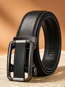 Men's Formal Automatic Buckle Belt, High-End Business Belt, Durable Fashion Accessories, Paired With Pants And Daily Casual Jeans - Multicolor - View 11