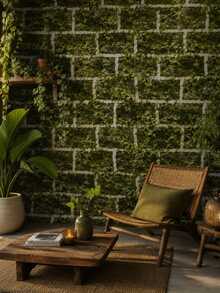 Self-Adhesive PVC Wallpaper, Washable, Decorative Wood Pattern, 5m X 10m Roll, For Home Renovation And Decoration, Living Room, Bedroom, Kitchen, Furniture, Patterned Wall Covering. - F218 - 查看 6