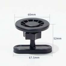1 PC Strong Magnetic Base Stand For Gyms And Dance Studios: Allows You To Easily Monitor Your Movements And Make Better Adjustments. Also Suitable For Kitchens And Bathrooms. Wall-Mounted Phone Holder For Photography. - Black - View 14
