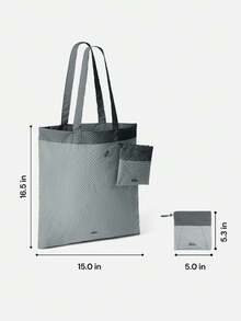 Beneunder Lightweight Foldable Pocket Shoulder Bag GP155 - Grey - View 6