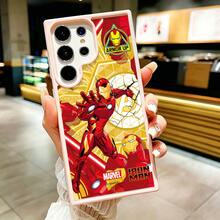 Marvel Phone Case - Stylish And Attractive Magnetic Phone Case, Suitable For Galaxy S22, S22PLUS, S22ULTRA, S23, S23FE, S23PLUS, S23ULTRA, S24, S24PLUS, S24ULTRA, S25, S25PLUS, S25ULTRA, S26, S26PLUS, S26ULTRA - 粉色 - 查看 1