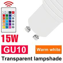 CanLing 15W RGB LED Bulb E27/E26 Spotlight GU10 Recessed Ceiling Light MR16 Pendant Light Bulb E14 4 Dynamic Modes 15 Colors Dimmable Color Changing Atmosphere Light GU5.3 Smart Remote Control Home Gaming Living Room Bedroom Party Decoration Ambient Night Light 85-265V - LED Bulb - View 17
