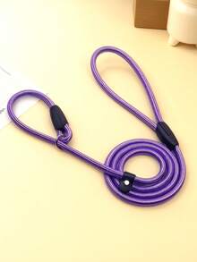 1Pc Slip Lead Dog Training P Leash, Adjustable Nylon Rope Walking Collar Lead With Metal Ring, Anti-Choke No Pull Pet Slip Leash For Small Medium Large Dogs Outdoor Walking Training - Multicolor - View 13