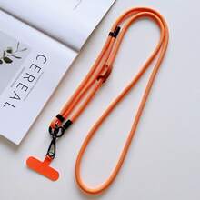 1PC Extra Long Sturdy Crossbody Phone Lanyard, Adjustable Halter, Multi-Functional Anti-Lost Lanyard With Protective Case Clip, Durable Long Chain For Outdoor Travel, Hiking, Crossbody Lanyard With Free Clip - Multicolor - View 11