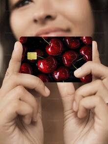 1 buah Stiker Kartu Kredit Ceri Merah, Hadiah Ulang Tahun Pesta Pasangan Bertema Buah Musim Panas, Bahan PVC Anti Sidik Jari Anti Gores Tahan Lama, Cocok Untuk Pria, Wanita, Pasangan, Kartu Chip Kecil, Kartu Bank, Kartu Kredit, Kartu Transportasi, Kartu Identitas Pelajar DIY - Tipe A - View 9