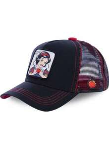 Disney, 1pc Cartoon Embroidered Women's Mesh Baseball Cap, Adjustable Outdoor Casual Sun Hat, Decorated With Cute Snow White And Daisy Cartoon Pattern Design, Suitable For Women And Girls To Wear, Ideal For Outdoor Sports, Daily Wear, Travel, Gatherings And Holiday Occasions. Also A Perfect Gift For Friends And Family! (Disney Baseball Cap, Women's Hat, Summer Sun Hat) - Multicolor - View 9