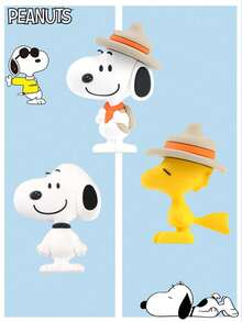 Monogram 1 قطعة مغناطيس ثلاجة رغوي ثلاثي الأبعاد مرخص رسميًا من Peanuts، تصميم شخصية لطيفة، ديكور المنزل والمكتب، مجموعة المعجبين، هدية عيد ميلاد - متعدد الألوان - مشاهدة 1