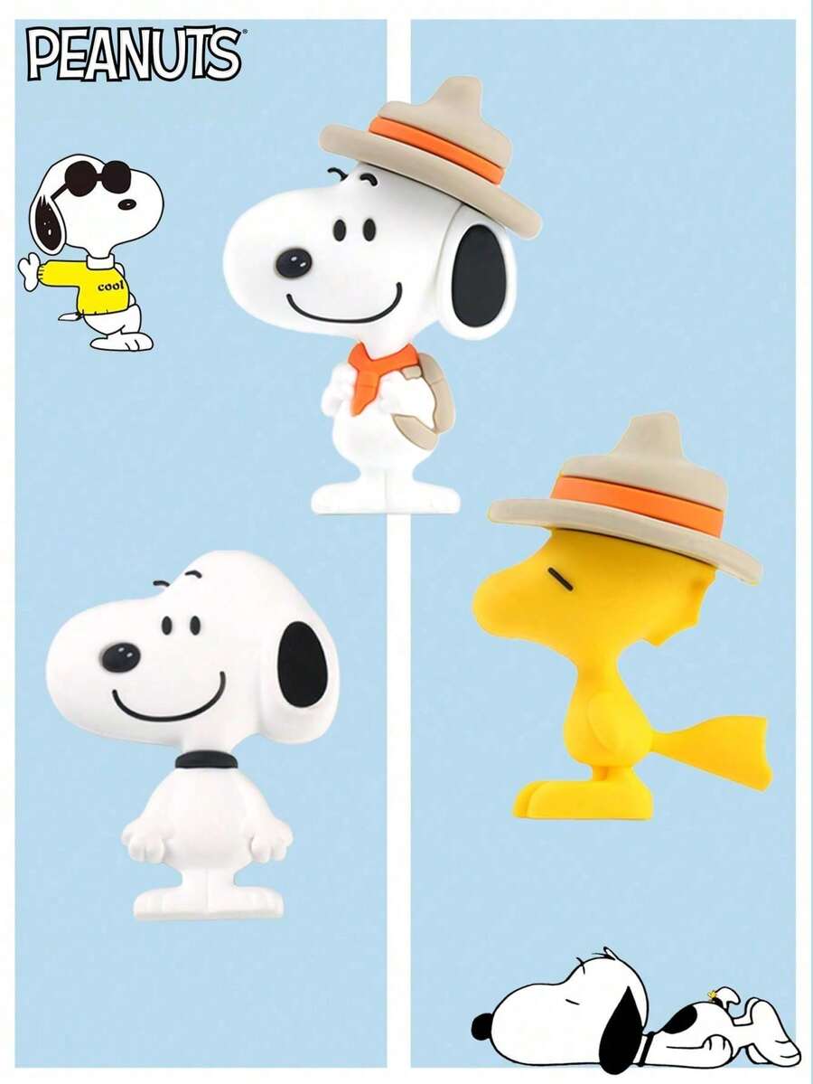 Monogram 1 قطعة مغناطيس ثلاجة رغوي ثلاثي الأبعاد مرخص رسميًا من Peanuts، تصميم شخصية لطيفة، ديكور المنزل والمكتب، مجموعة المعجبين، هدية عيد ميلاد - متعدد الألوان - مشاهدة 1
