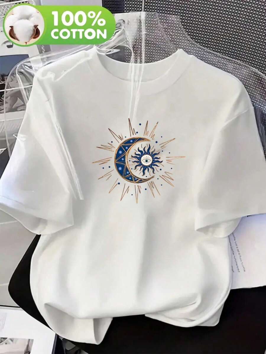 2026 camisas para hombre Talla Grande - Talla Grande - Camiseta de manga corta de cuello redondo de 180G para mujer, Regalo para el Día de la Madre, Exclusivo para Mamá, Camiseta de manga co - Blanco - Ver 1