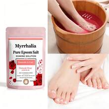 MYRRHALIA 85g/3oz 玫瑰精油艾普森鹽，旅行裝復活節沐浴浸泡鹽，艾普森鹽/艾普森鹽沐浴浸泡鹽/沐浴鹽/艾普森鹽浸泡用，三重玫瑰精油艾普森鹽，蜂蜜玫瑰艾普森鹽，聖誕玫瑰艾普森鹽，硫酸鎂沐浴鹽，足浴鹽，浴室 - Rose - 查看 6