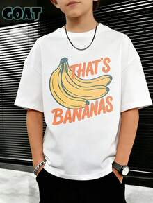 Savannah Baseball T-Shirts For Boys And Youth With Banana Ball Logo, Casual Short Sleeve Design, Sporty Style, Modern Graffiti, 180 Grams, 100% Cotton - 酒紅色 - 查看 1