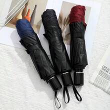 1 pieza, 49 pulgadas, estructura de 10 varillas, diseño de doble capa, función a prueba de viento, revestimiento negro, protección UV, protección contra el sol y la lluvia, paraguas de negocios, paraguas extra grande, rendimiento impermeable, sombrilla plegable, estilo unisex para parejas, uso en viajes al aire libre, uso en desplazamientos diarios, sombrilla, sombrilla azul, protección de doble capa, camping, esencial de viaje, esencial de playa - Color aleatorio (con paquete) - Ver 7