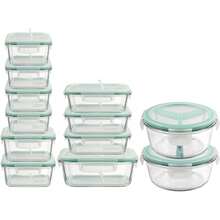 Home Creations - Set Of 12 Airtight Meal Prep Containers For Families - Lids With Valves - Heat-Resistant For Organization And Storage - Ideal For Complete Meals - 10 - View 6