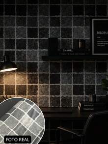 Papel de Parede Adesivo PVC Lavável Madeira Decorativa 5m 10m Rolo Autocolante para Reforma e Decoração Casa Sala Quarto Cozinha Móveis Revestimento Estampado - F214 - Visão 7