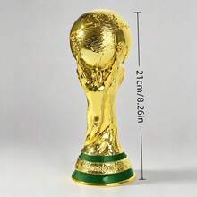 FIFA FIFA 樹脂美式足球獎盃，適用於加拿大、墨西哥、美國活動，經典杯型獎盃設計，適合收藏展示、生日派對裝飾、辦公室展示禮品、運動迷禮物 - 查看 11