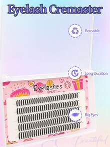 160 Clusters Large Fairy Faux Eyelashes, Single-Strand Single-Cluster Thick, Natural-Looking Ultra-Soft Curly Sunflower False Eyelashes - C - View 6
