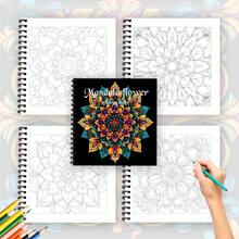 Tlenpo 3pcs/1set, Assorted Pattern Adult Coloring Book - 1 Book 30 Sheets, 8.3x 8.3 Inches, For Adults To Relieve Stress, Anxiety And Other Emotions, Holiday Gift, Back To School Gift, Christmas Gift, Halloween Gift, Perfect Choice For Many Holiday Gifts (Accessories Not Included) - L - View 4