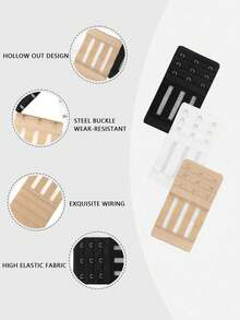 1/3pcs Bra Extender, Adjustable Non-Slip Elastic Bra Strap Extender, Breathable Bra Clasp, Suitable For Travel And Outdoor Activities. - A - View 5