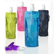 1 buah Tas Air Lipat Portabel, Perlengkapan Olahraga Luar Ruangan, Botol Air, Tas Air - MultiWarna - View 5