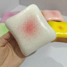 New Super Soft Butter Toast Squishy Stress Relief Toy - Birthday Gift - Perfect Gift - Gift - Collection Display - Hobby Collector - Key Gift For Friends New Super Soft Butter Toast Squishy Stress Relief Toy - Multicolor - View 4