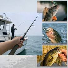 1.8m/2.1m Telescopic Fishing Rod, M Action, EVA Handle, Lightable And Portable, Freshwater And Saltwater, Suitable For Anglers And Beginners - Green - View 11