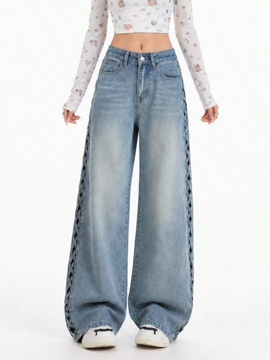 Women Jeans - Blue - View 1
