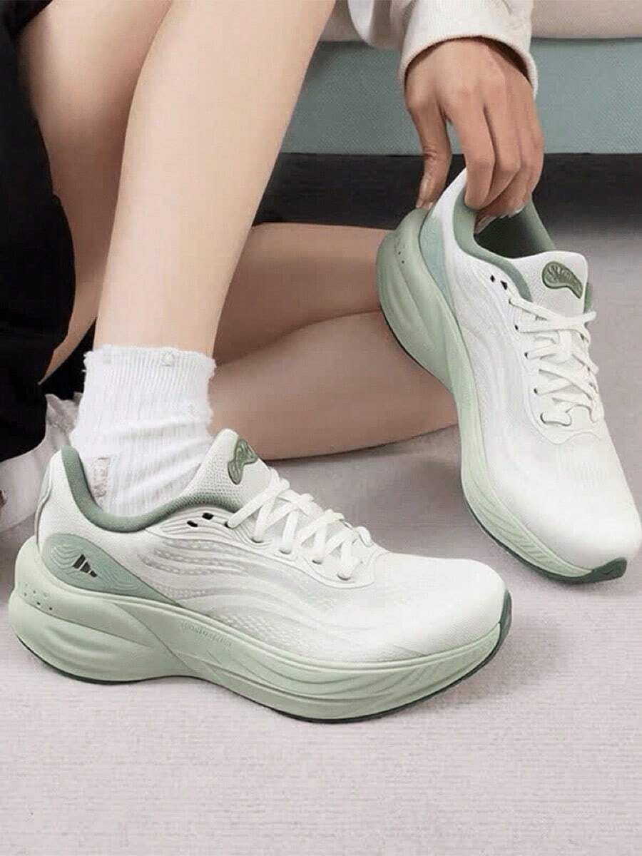Adidas 阿迪達斯女鞋跑步鞋厚底老爹鞋26夏季新款健身訓練鞋運動鞋 - 淺綠色 - 查看 1