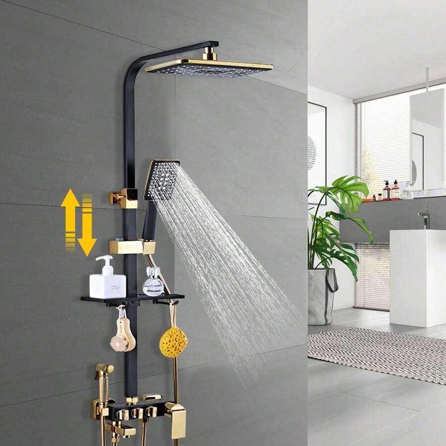 HaroldDol Système de douche - Noir - Voir 1