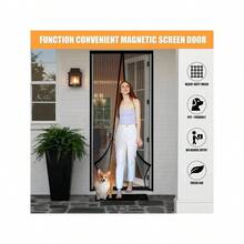 210cm Self-Closing Magnetic Mosquito Net For Summer, Invisible Door Mesh, Insect And Fly Proof Curtain - Multicolor - View 3