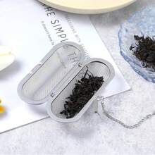 1件/2件/3件/4件 可重複使用不鏽鋼香料與火鍋調料濾網，廚房用具，適用於節日、海灘、派對、旅行、食物、烹飪、露營 - 銀色 - 查看 7