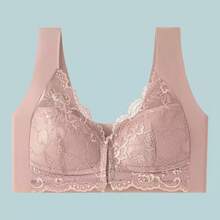 Sujetador talla grande tank cierre frontal push-up copa fija espalda bonita mujer europeo-americano - Neón/Fluorescente - Ver 9