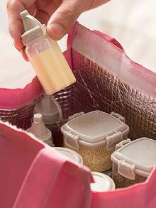 2pcs Mini Portable Squeeze Bottles With Lids, Leak-Proof Spice Containers, Kitchen Seasoning Dispenser Bottles, Suitable For Camping, Picnic, Outdoor, Travel, School, Office, Multi-Scenario Kitchen Storage, Condiment Storage Bottles - A - View 10
