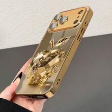 1件豹紋拼接手機殼，復古格紋與玳瑁紋保護殼，附鏡頭保護，相容 iPhone 17Promax/17/17Pro/16Pro/16Promax/13/15Pro/14/16/15Promax/12/13Pro/14Promax，相容 S26、S25、S25 Plus、S25 Ultra、S24、S23、S22、S21 及其他機型；時尚高端保護殼，適合作為朋友與情侶的禮物，奢華復古動物紋手機殼，專為女性與女孩設計 - 彩色 - 查看 3