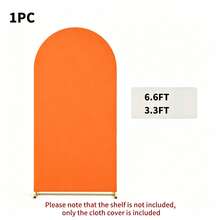 Arch Covers,Arch Backdrop Stand Fitted Cover For Wedding Birthday Party Or Halloween Ceremony Banquet Decoration(Orange,Cover Only) - View 8