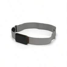 Smart Heart Rate Monitor Chest Strap, Waterproof Comfortable Elastic Fabric Band, Bluetooth Heart Rate Chest Strap For Outdoor Sports (Chest Strap Only) - Grey - View 2
