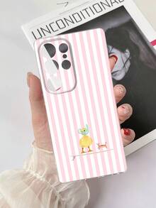 1件透明TPU防摔彩繪條紋潛水鴨圖案手機殼，適用於 Android Galaxy S23 Ultra/A14/A24 Android手機 Note12pro/Pixel 8/8 Pro/9 Pro XL Android手機 - 彩色 - 查看 3