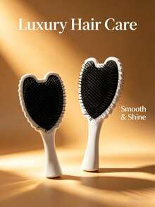 1 buah Sisir Pijat Bantalan Warna Matte Sayap Malaikat Premium dalam Kotak Hadiah, Cocok untuk Penataan Rambut Wanita, Sisir Bantalan Queen - Aneka warna 3 - View 5