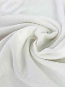 New Arrival Fall Women's White Cropped Knit Cardigan, Casual Boho Style With Elegant Wavy Hem Design - White - View 8