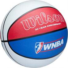 Wilson WNBA 30th Anniversary Legacy Indoor/Outdoor Basketball Variant 2 - Red/White/Blue - View 2