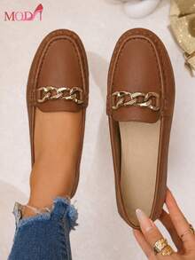 Women Flats - Brown - View 11