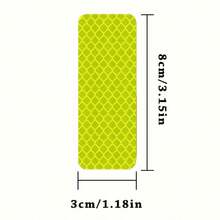 10pcs Reflective Car Stickers - High Visibility Night Decals, Suitable For Cars, Motorcycles, Bicycles, Trucks - A - View 7