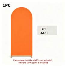 Arch Covers,Arch Backdrop Stand Fitted Cover For Wedding Birthday Party Or Halloween Ceremony Banquet Decoration(Orange,Cover Only) - View 7