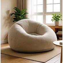 Canapé gonflable – Chaise de camping d'extérieur au design sphérique, chaise longue pliable avec dossier et accoudoirs pour le et le camping - défaut - Voir 6