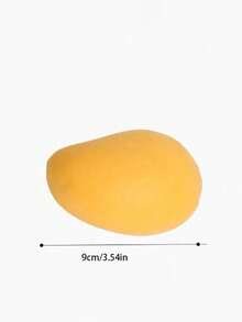 1 pieza Mango crujiente hecho a mano, pelota antiestrés de rebote lento que cambia de color, juguete de fruta realista para apretar, regalo de relajación - Multicolor - Ver 13