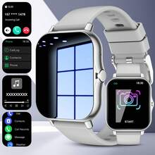 Reloj inteligente 2026 nuevo de 1.83 pulgadas con pantalla táctil completa HD, unisex, compatible con llamadas, recuento de pasos, cálculo de calorías, múltiples modos deportivos, notificaciones de mensajes y llamadas, reloj inteligente multifuncional, adecuado para deportes - Multicolor - Ver 14