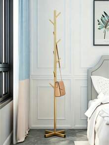 Floor Standing Metal Coat Rack, Tree-Shaped Hooks, Easy Installation, Lightweight And Durable. Suitable For Entryway, Living Room, Bedroom, Can Hang Clothes And Hats. - Random Color - View 8