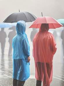 便攜式超重磅雨衣－輕巧便攜，多色可選。非常適合旅行、露營和戶外探險。 - 男女通用款 - 查看 4